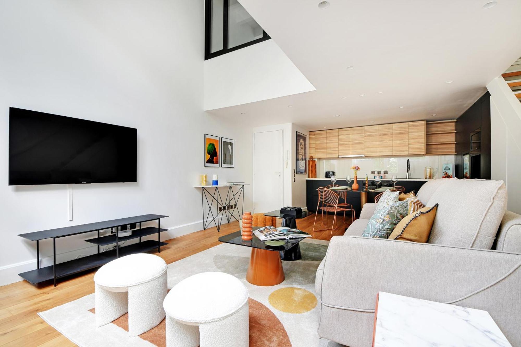 Amazing Loft 2Br - Eiffel Tower Leilighet Paris Eksteriør bilde