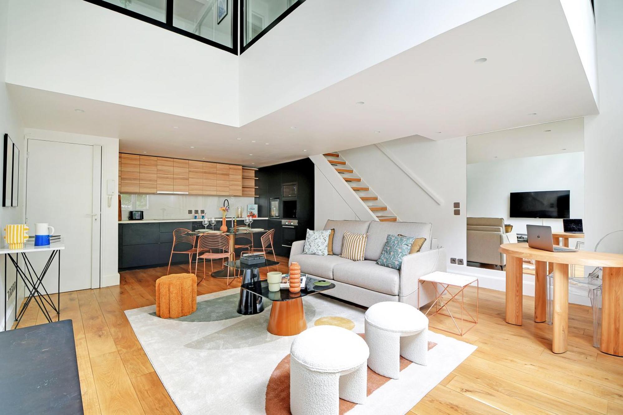 Amazing Loft 2Br - Eiffel Tower Leilighet Paris Eksteriør bilde